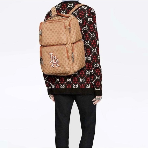 GUCCI LA Angels ⚾️ MLB Canvas Backpack…🎒 - Picture 14 of 16